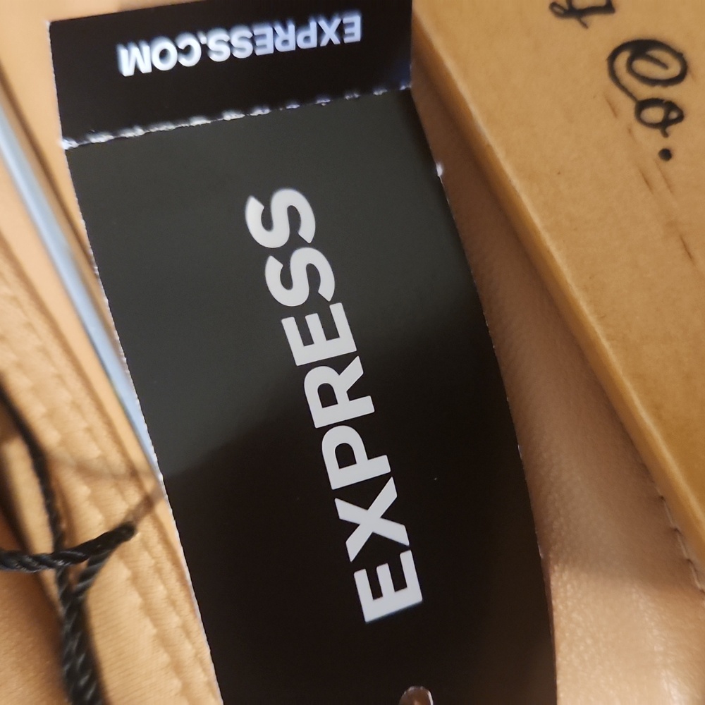 **Express Tan Pencil Skirt - Picture 3 of 5